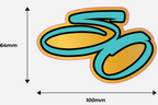 Gold metallic Sticker – Stand-Out Australia Logo