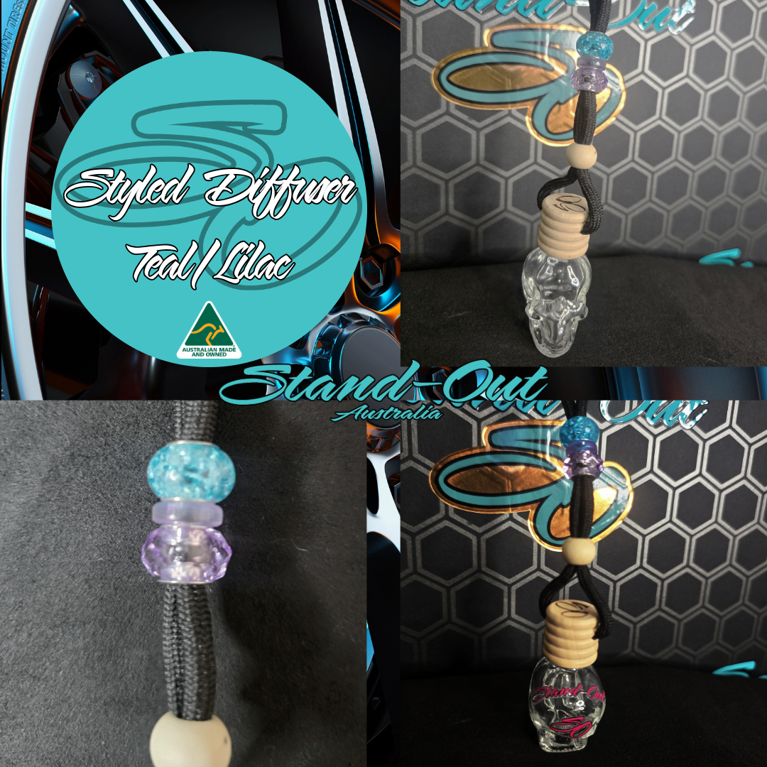 Teal-Lilac Styled Scent Diffuser