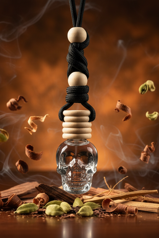 OG Skull Diffuser with Tom Ford Oud Wood atmosphere