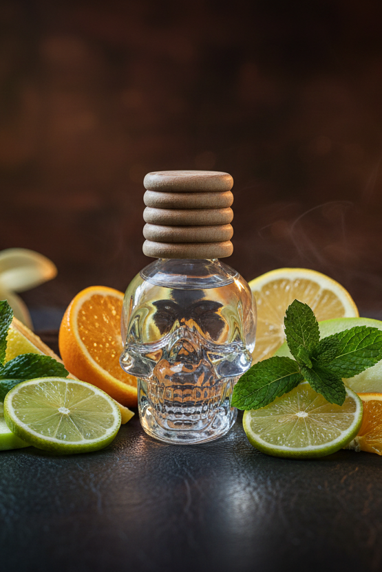 OG Skull Diffuser with Versace Eros fragrance elements