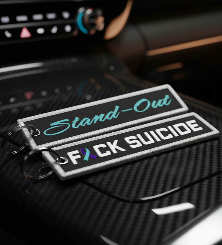 Stand-Out Jet Tag on Automotive Background